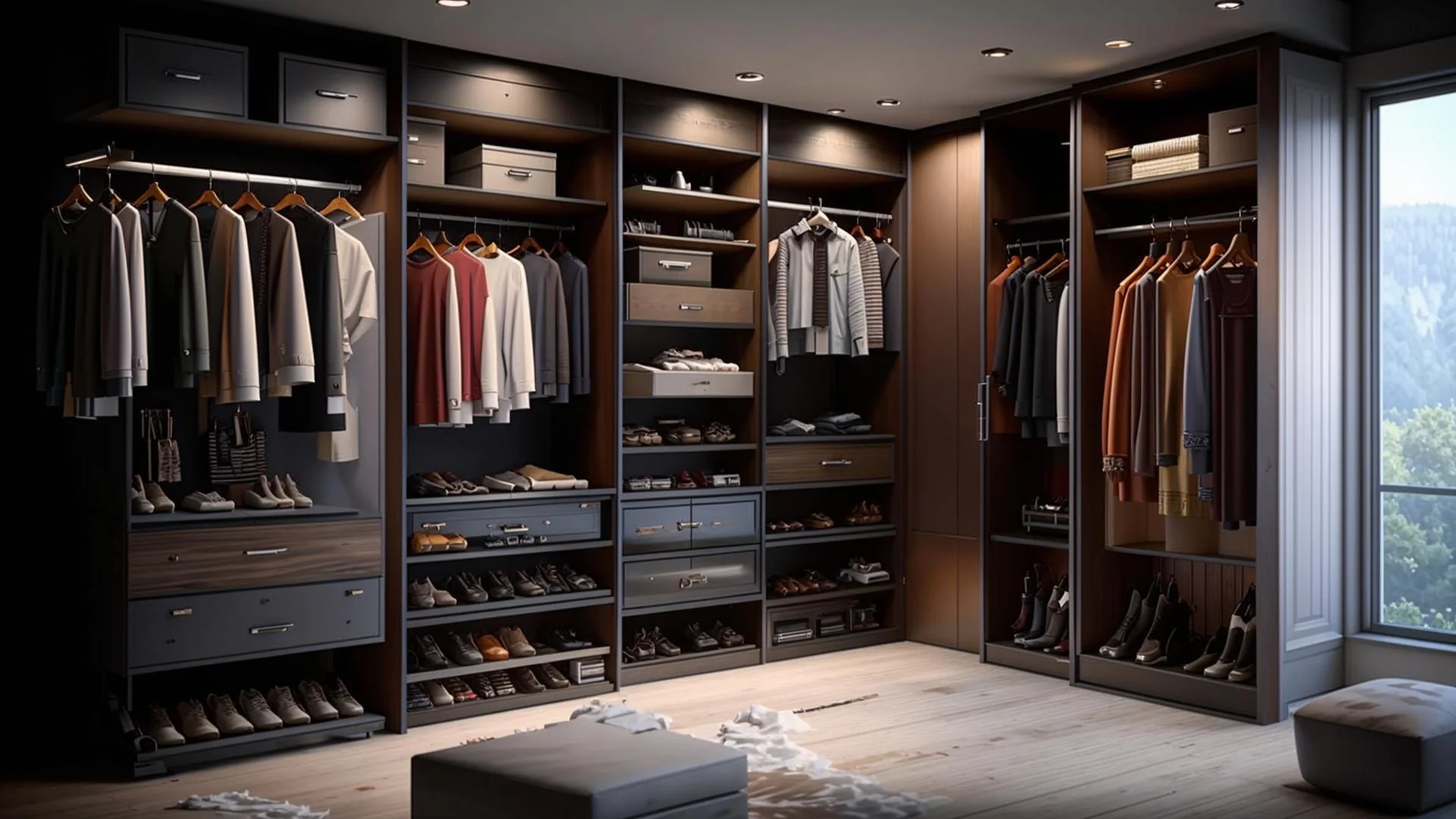 Гардеробные на заказ Бишкек