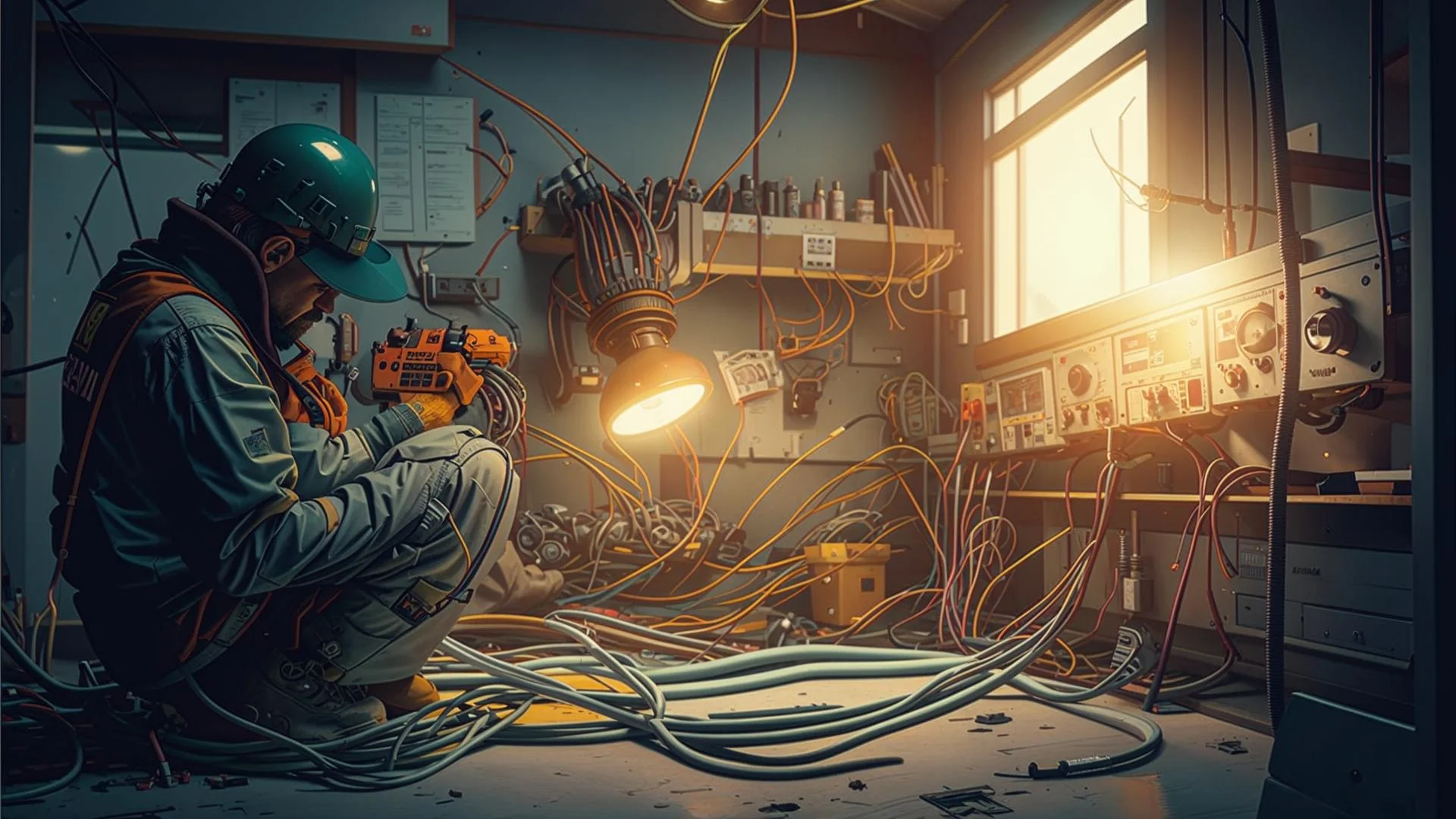 Монтаж электропроводки Бишкек